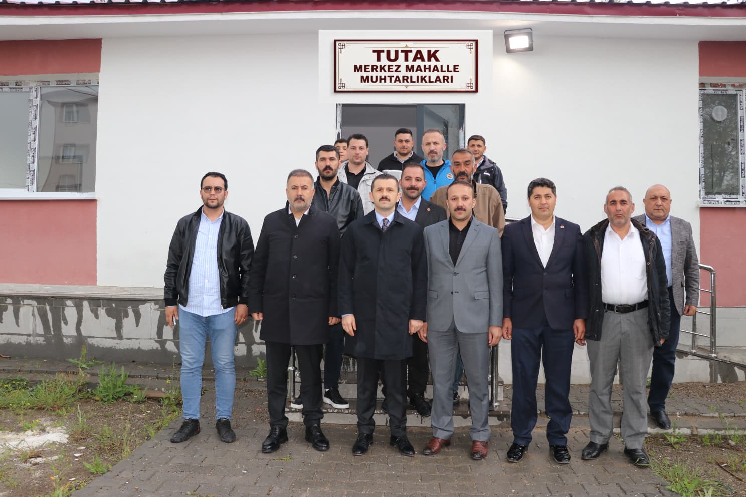 Tutak Muhtarlar binasının açılışı 